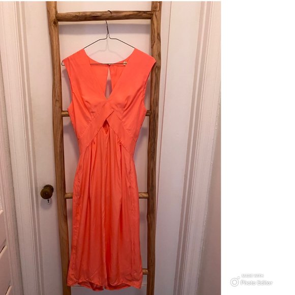 NWT Leanne Marshall Coral Dress - Picture 1 of 3